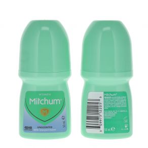 Mitchum Women Unscented  Antiperspirant & Deodorant Roll-On 50ml - 48HR Protection