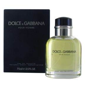 Dolce & Gabbana Pour Homme Eau de Toilette 75ml Spray for Him